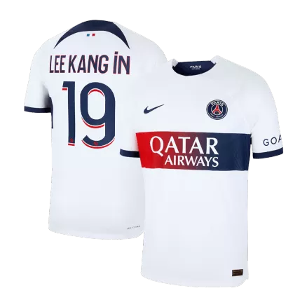 PSG LEE KANG IN #19 Away Jersey Authentic 2023/24 - gojerseys