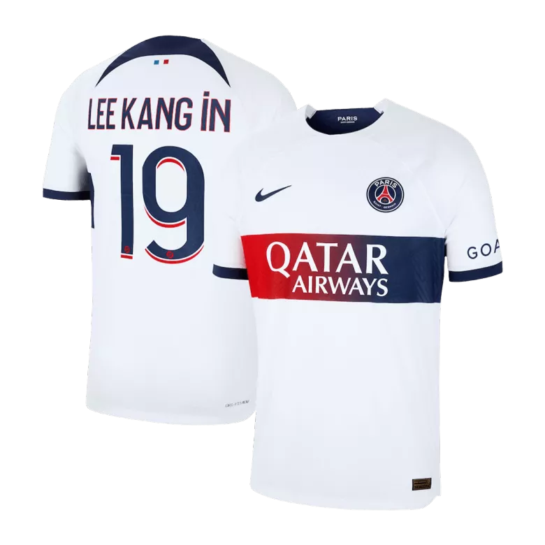 PSG LEE KANG IN #19 Away Jersey Authentic 2023/24 - gojersey