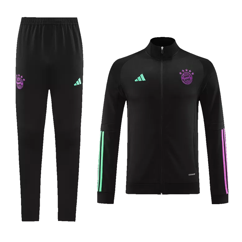 Bayern Munich Training Kit 2023/24 - Black (Jacket+Pants) - gojersey