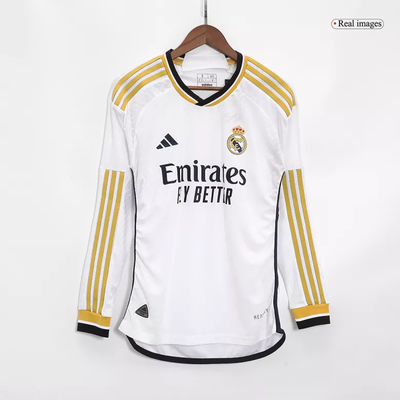 Authentic Real Madrid Long Sleeve Home Jersey 2023/24 - gojersey