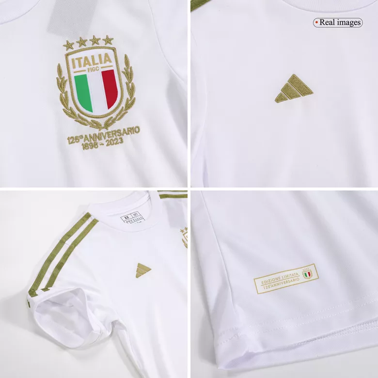 Italy 125th Anniversary Jersey Kit 2023/24 Kids(Jersey+Shorts) - gojersey
