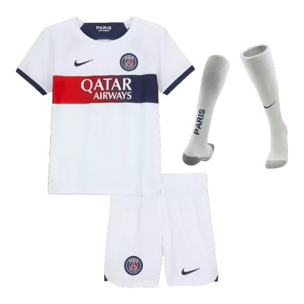 PSG Away Jersey Kit 2023/24 Kids(Jersey+Shorts+Socks) - gojerseys