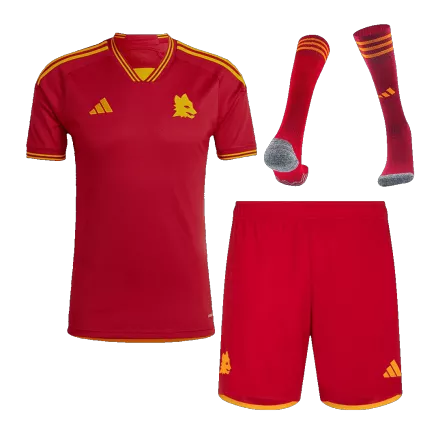 Roma Home Jersey Kit 2023/24 (Jersey+Shorts+Socks) - gojerseys