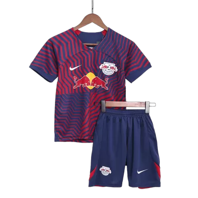 RB Leipzig Away Jersey Kit 2023/24 Kids(Jersey+Shorts) - gojersey