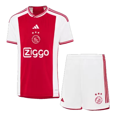 Ajax Home Jersey Kit 2023/24 (Jersey+Shorts) - gojersey