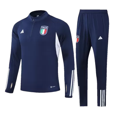 Kid's Italy Zipper Sweatshirt Kit(Top+Pants) 2023/24 - gojersey