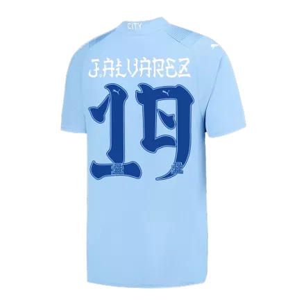 Manchester City J.ALVAREZ #19 Japanese Tour Printing Home Jersey 2023/24 - gojersey