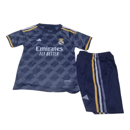 Real Madrid Away Jersey Kit 2023/24 Kids(Jersey+Shorts) - gojerseys