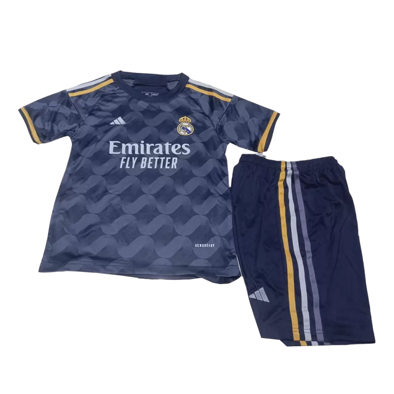 Real Madrid Away Jersey Kit 2023/24 Kids(Jersey+Shorts+Socks) - gojersey