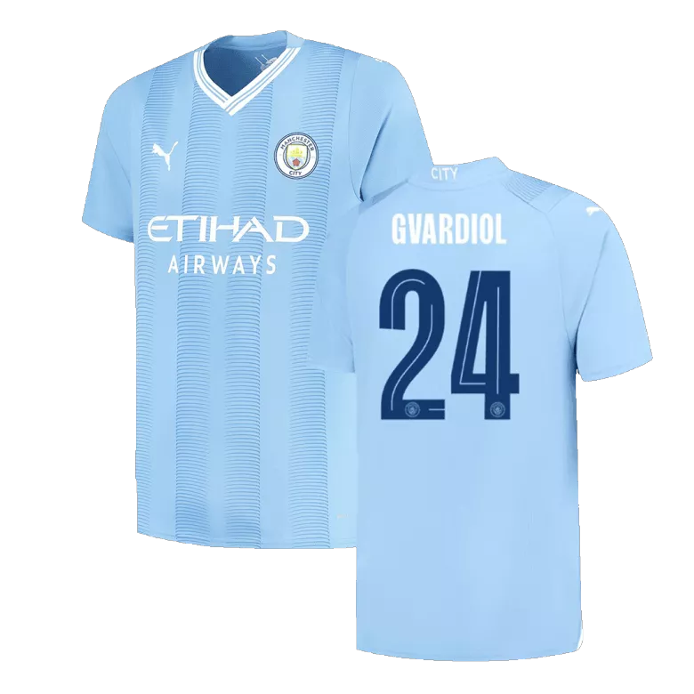 Manchester City GVARDIOL #24 Home Jersey 2023/24 - UCL Edition - gojersey