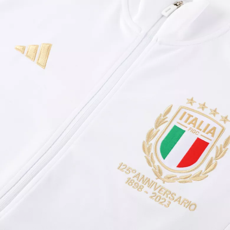 Italy 125th Anniversary Training Jacket 2023 White - gojersey