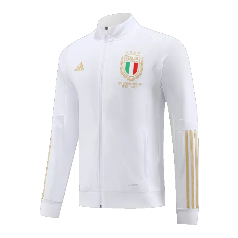 Italy 125th Anniversary Training Jacket 2023 White - gojersey