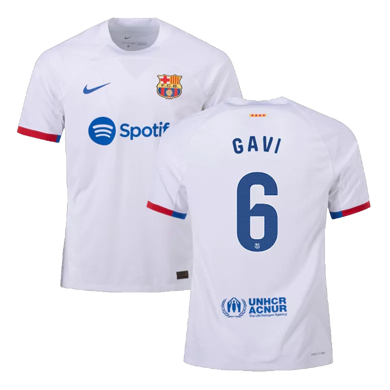 Barcelona GAVI #6 Away Jersey Authentic 2023/24 - gojersey