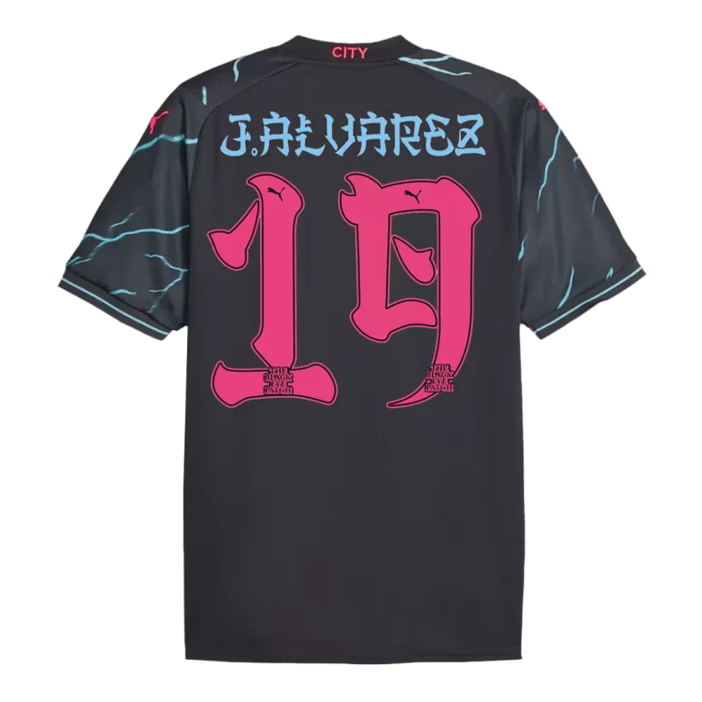 Manchester City J.ALVAREZ #19 Japanese Tour Printing Third Away Jersey 2023/24 - gojersey