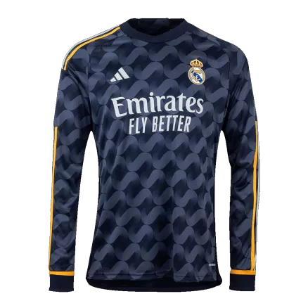 Real Madrid Long Sleeve Away Jersey 2023/24 - gojerseys