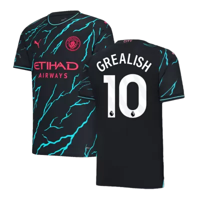 Manchester City GREALISH #10 Third Away Jersey 2023/24 - gojersey