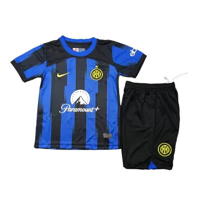 Inter Milan Home Jersey Kit 2023/24 Kids(Jersey+Shorts) - gojersey