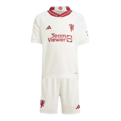 Manchester United Third Away Jersey Kit 2023/24 Kids(Jersey+Shorts) - gojersey