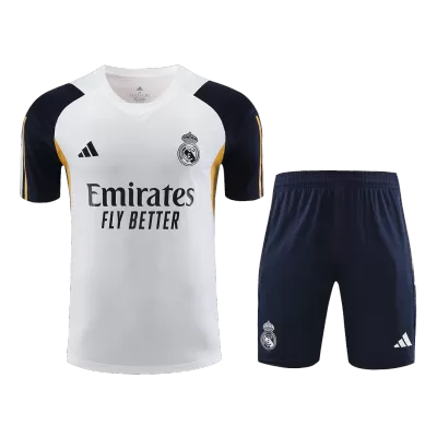 Real Madrid Pre-Match Jersey Kit 2023/24 (Jersey+Shorts) - gojersey