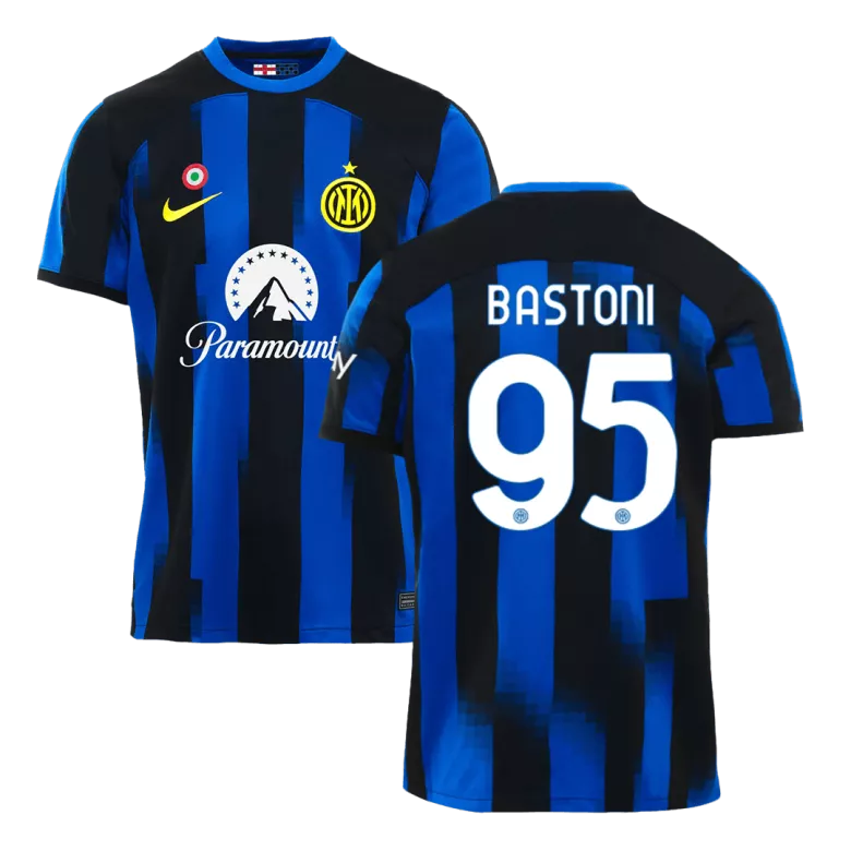 Inter Milan BASTONI #95 Home Jersey 2023/24 - gojersey