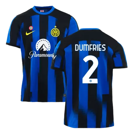 Inter Milan DUMFRIES #2 Home Jersey 2023/24 - gojerseys