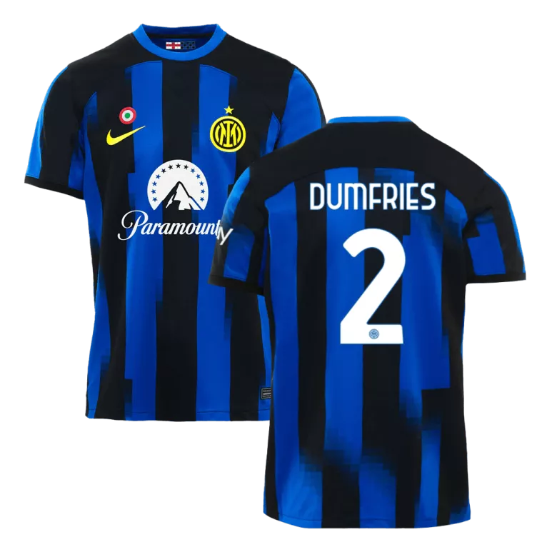 Inter Milan DUMFRIES #2 Home Jersey 2023/24 - gojersey