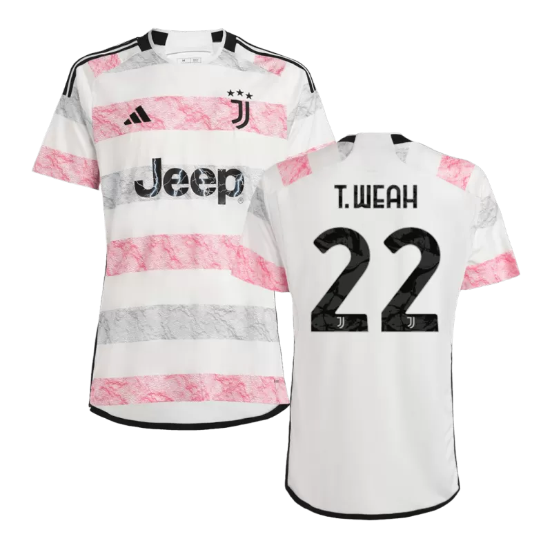 Juventus T.WEAH #22 Away Jersey 2023/24 with White available at gogoalshop