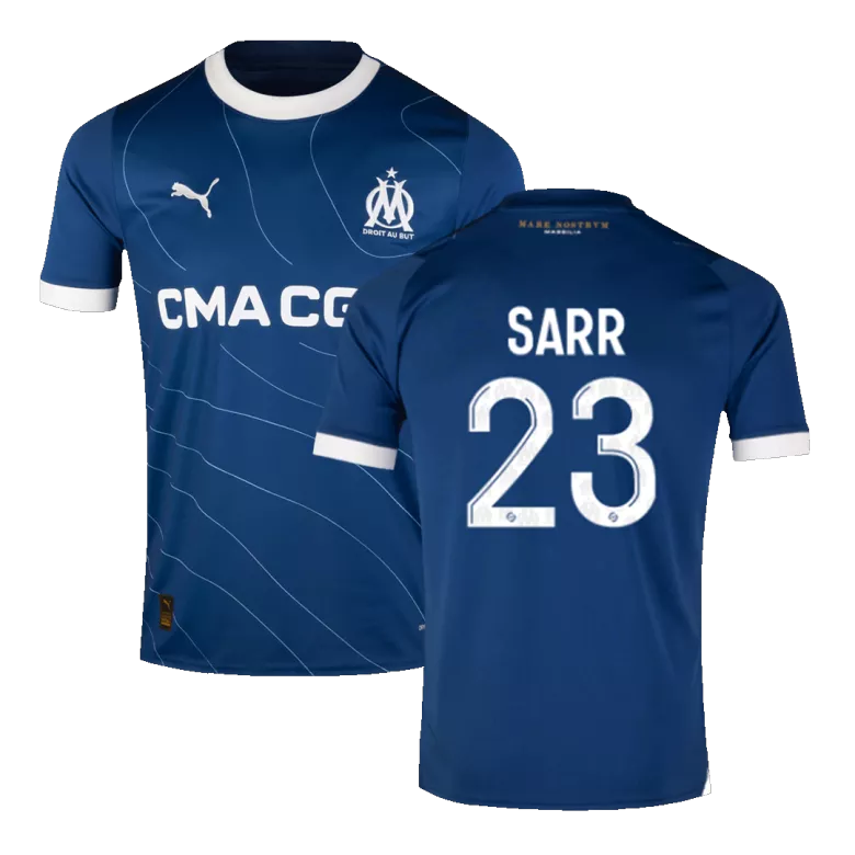 Marseille SARR #23 Away Jersey 2023/24 - gojersey