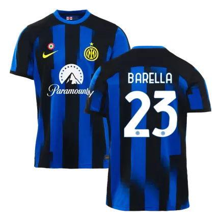 Inter Milan BARELLA #23 Home Jersey 2023/24 - gojerseys