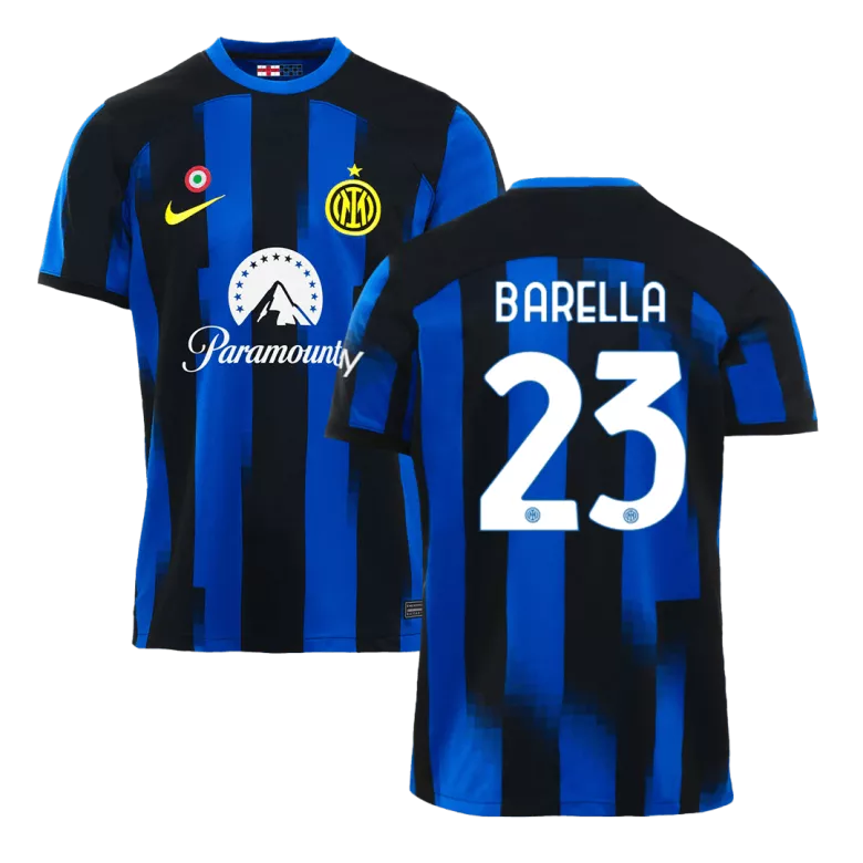 Inter Milan BARELLA #23 Home Jersey 2023/24 - gojersey