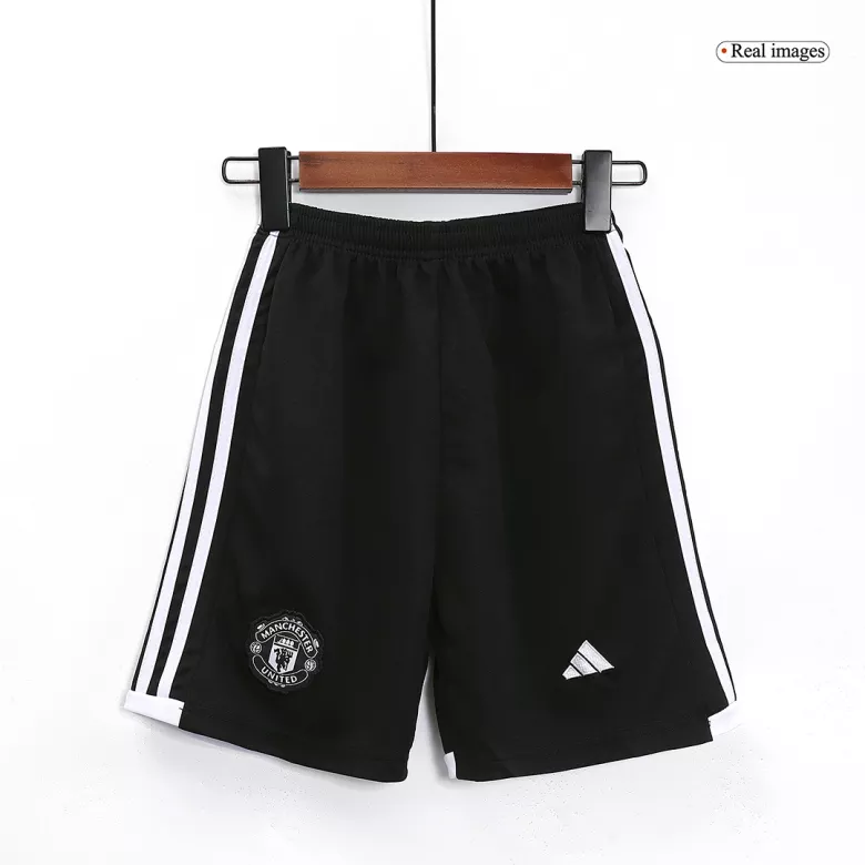 Manchester United Away Jersey Kit 2023/24 Kids(Jersey+Shorts) - gojersey