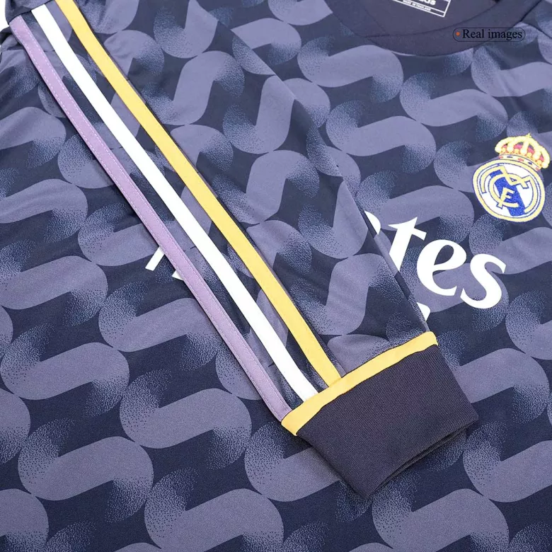 Real Madrid Long Sleeve Away Jersey 2023/24 - gojersey