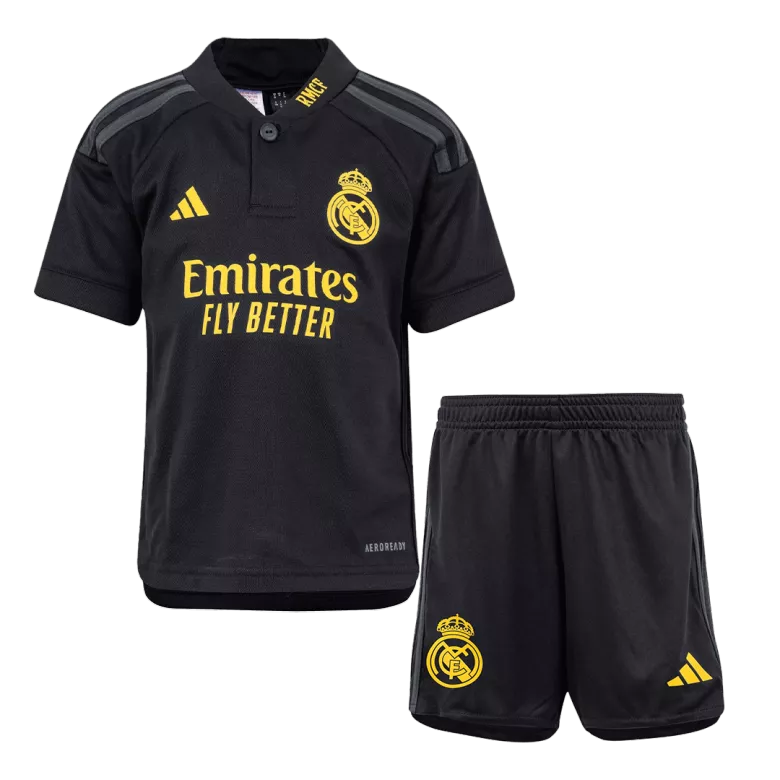 Real Madrid Third Away Jersey Kit 2023/24 Kids(Jersey+Shorts+Socks) - gojersey