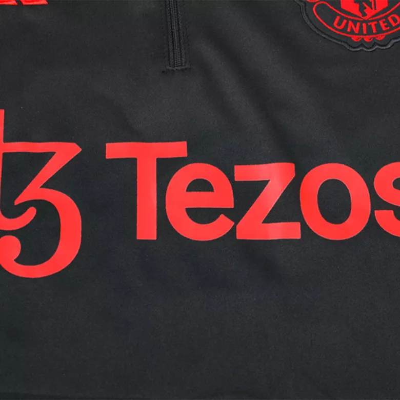 Kid's Manchester United Zipper Sweatshirt Kit(Top+Pants) 2023/24 - gojersey