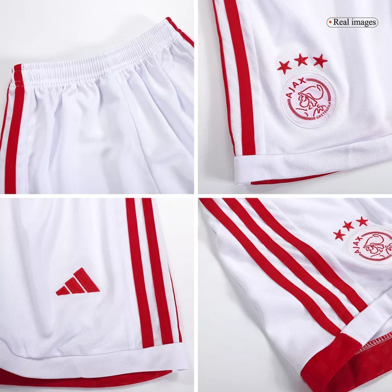 Ajax Home Jersey Kit 2023/24 Kids(Jersey+Shorts) - gojerseys
