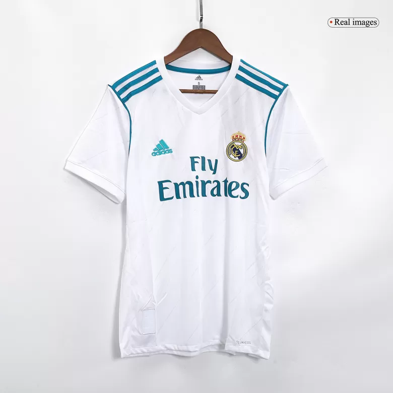 Real Madrid RONALDO #7 Home Soccer Jersey Retro 2017/18 - gojersey