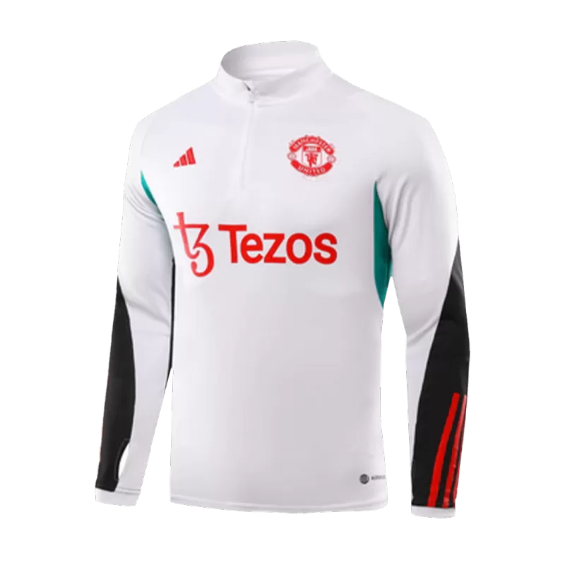 Kid's Manchester United Zipper Sweatshirt Kit(Top+Pants) 2023/24 - gojersey