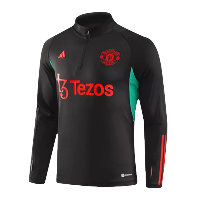 Kid's Manchester United Zipper Sweatshirt Kit(Top+Pants) 2023/24 - gojersey