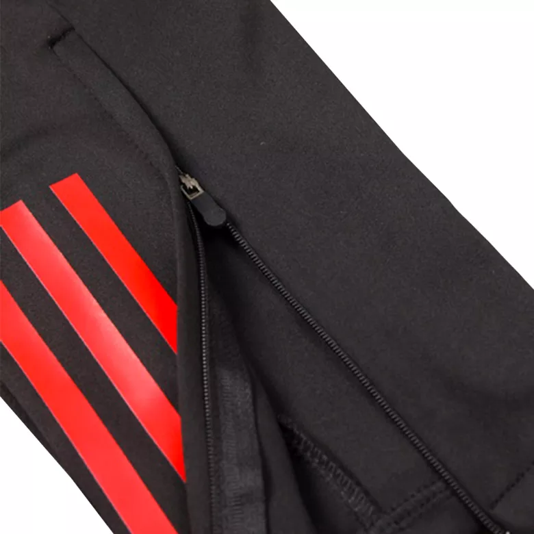 Manchester United Sweatshirt Kit 2023/24 - Black (Top+Pants) - gojersey
