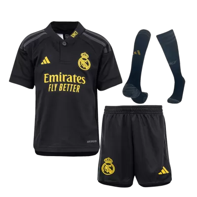 Real Madrid Third Away Jersey Kit 2023/24 Kids(Jersey+Shorts+Socks) - gojersey