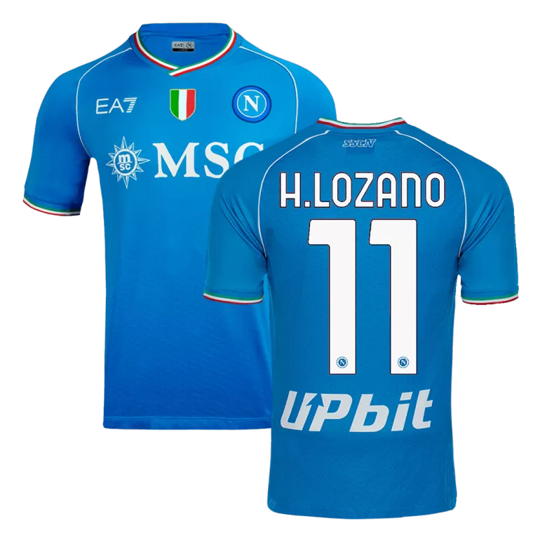 Napoli H.LOZANO #11 Home Jersey Authentic 2023/24 - gojersey