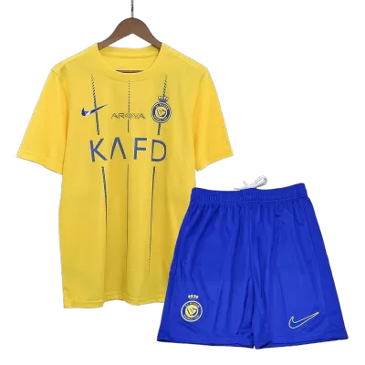 Al Nassr Home Jersey Kit 2023/24 (Jersey+Shorts) - gogoalshop