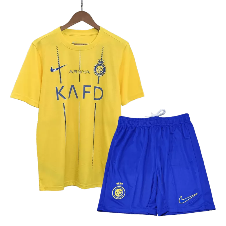Al Nassr Home Jersey Kit 2023/24 (Jersey+Shorts) - gojersey