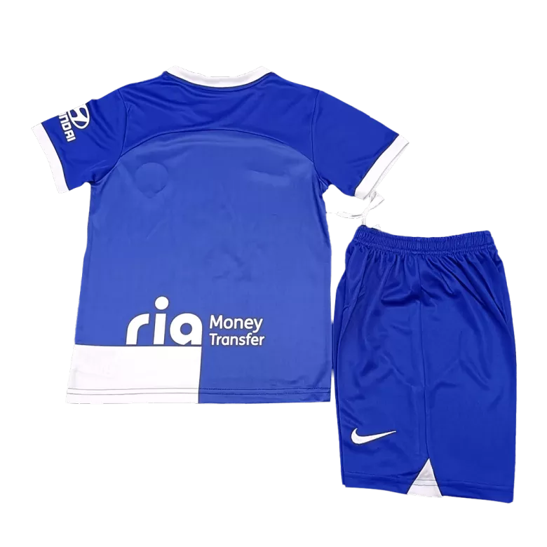 Atletico Madrid Away Jersey Kit 2023/24 Kids(Jersey+Shorts) - gojersey