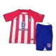 Atletico Madrid Home Jersey Kit 2023/24 Kids(Jersey+Shorts) - gojerseys