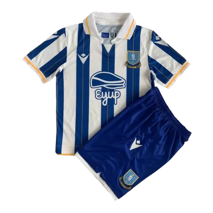 Sheffield Wednesday Home Jersey Kit 2023/24 Kids(Jersey+Shorts) - gojerseys
