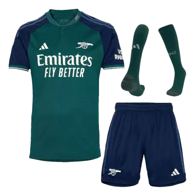 Arsenal Third Away Jersey Kit 2023/24 (Jersey+Shorts+Socks) - gojersey