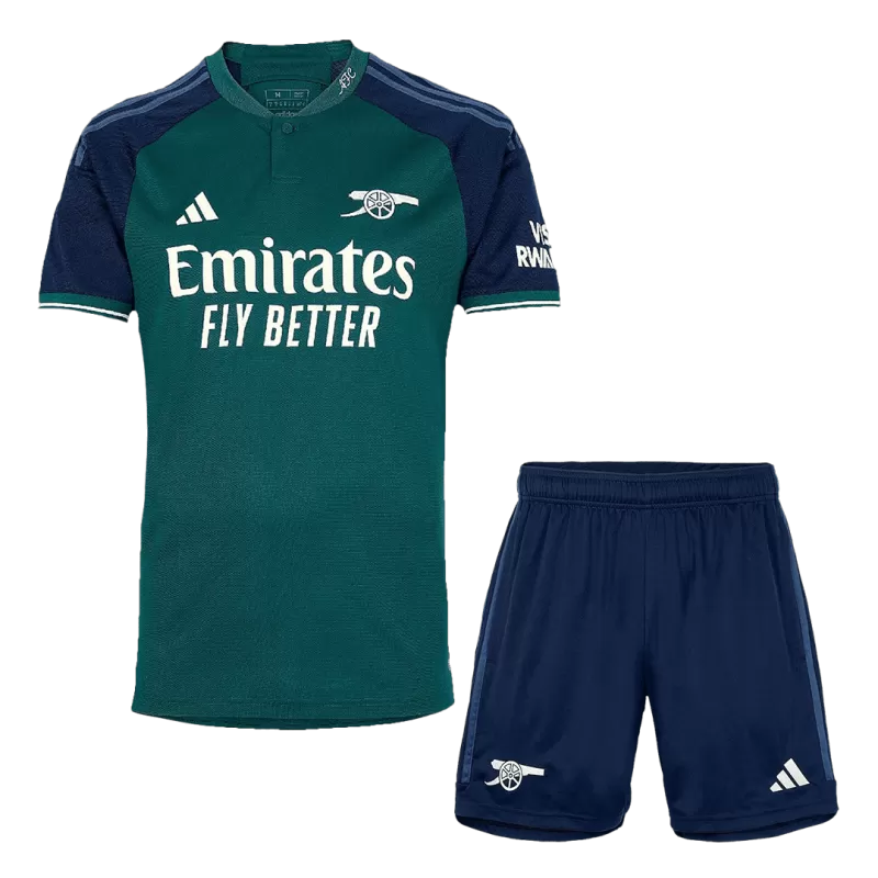 Arsenal Third Away Jersey Kit 2023/24 (Jersey+Shorts) - gojersey