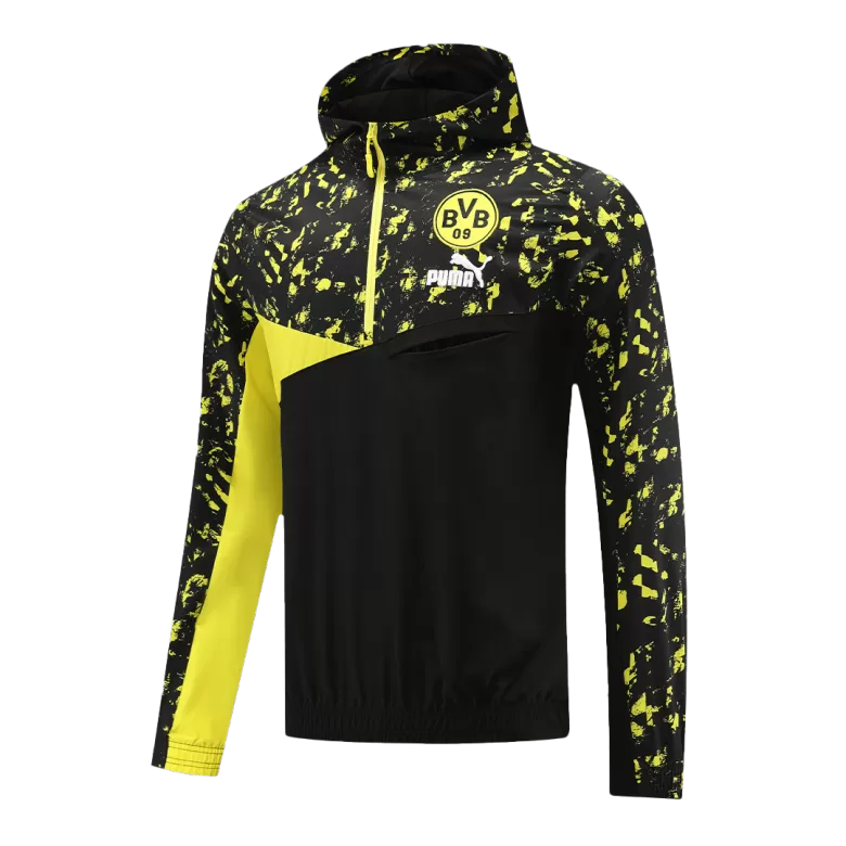 Borussia Dortmund Hoodie Training Kit 2023/24 - Black&Yellow - gojersey