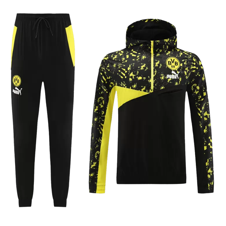 Borussia Dortmund Hoodie Training Kit 2023/24 - Black&Yellow - gojersey